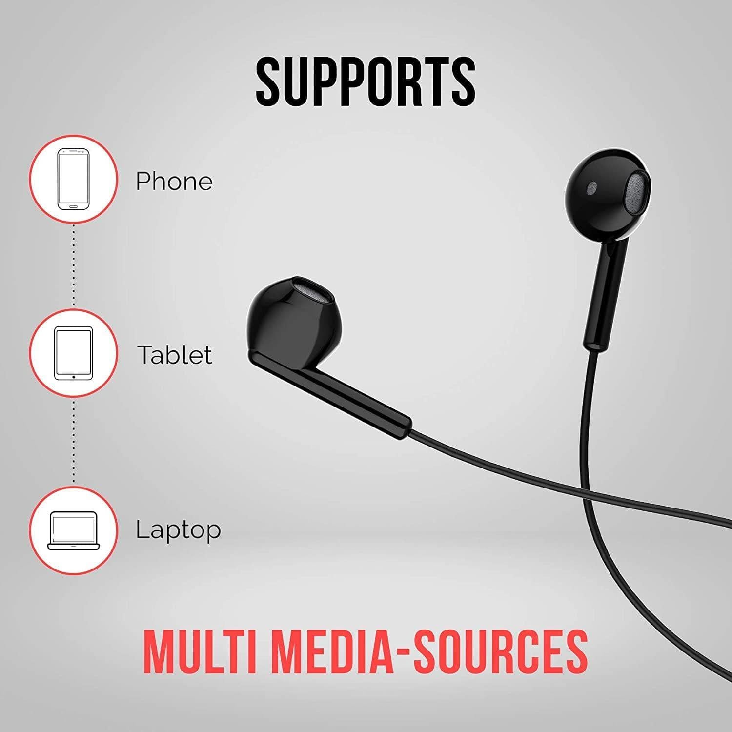 Pebble Play True HD Stereo Earphone-Wired Earphone-dealsplant