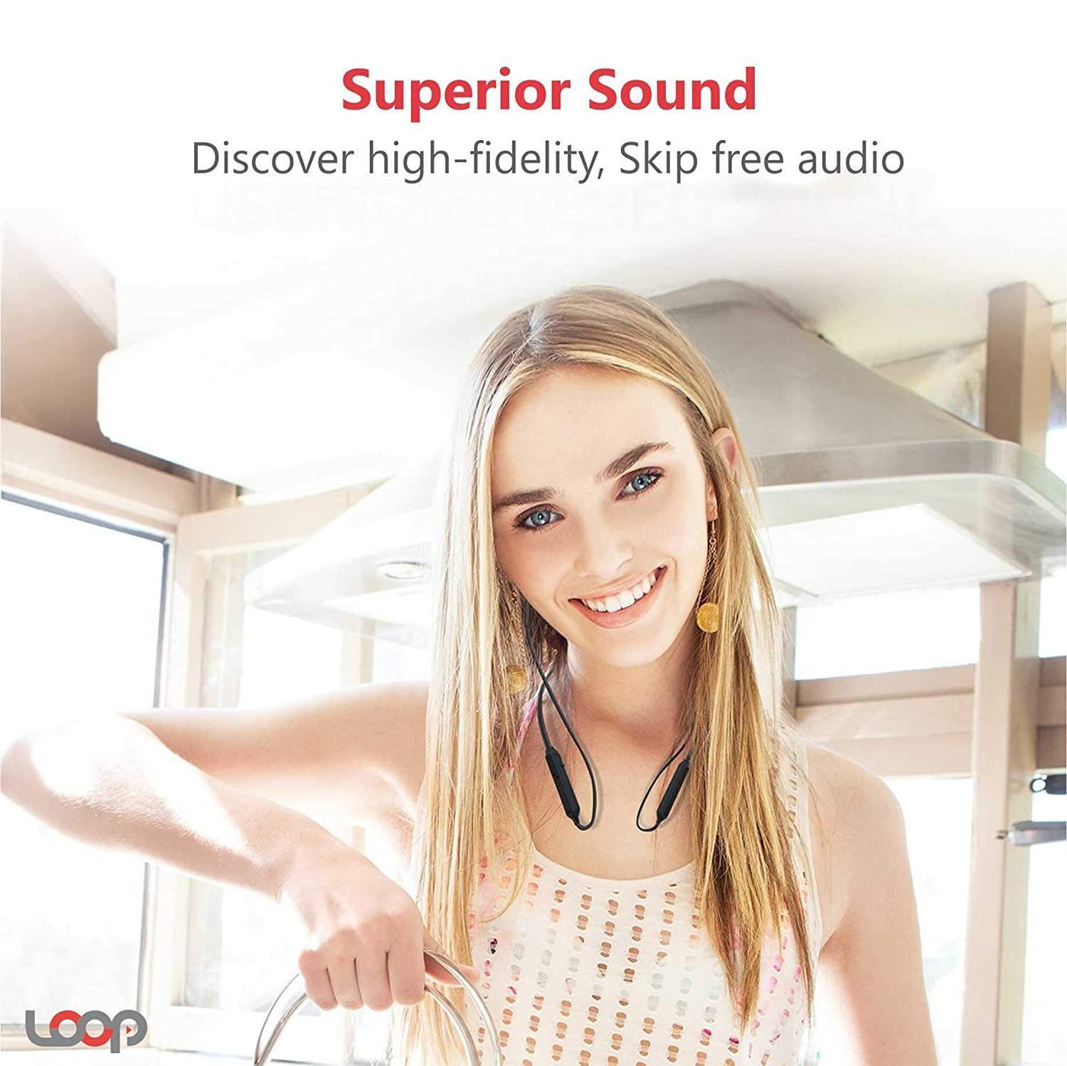 Pebble Spirit Loop - Wireless Neckband Earphone-Wired Earphone-dealsplant