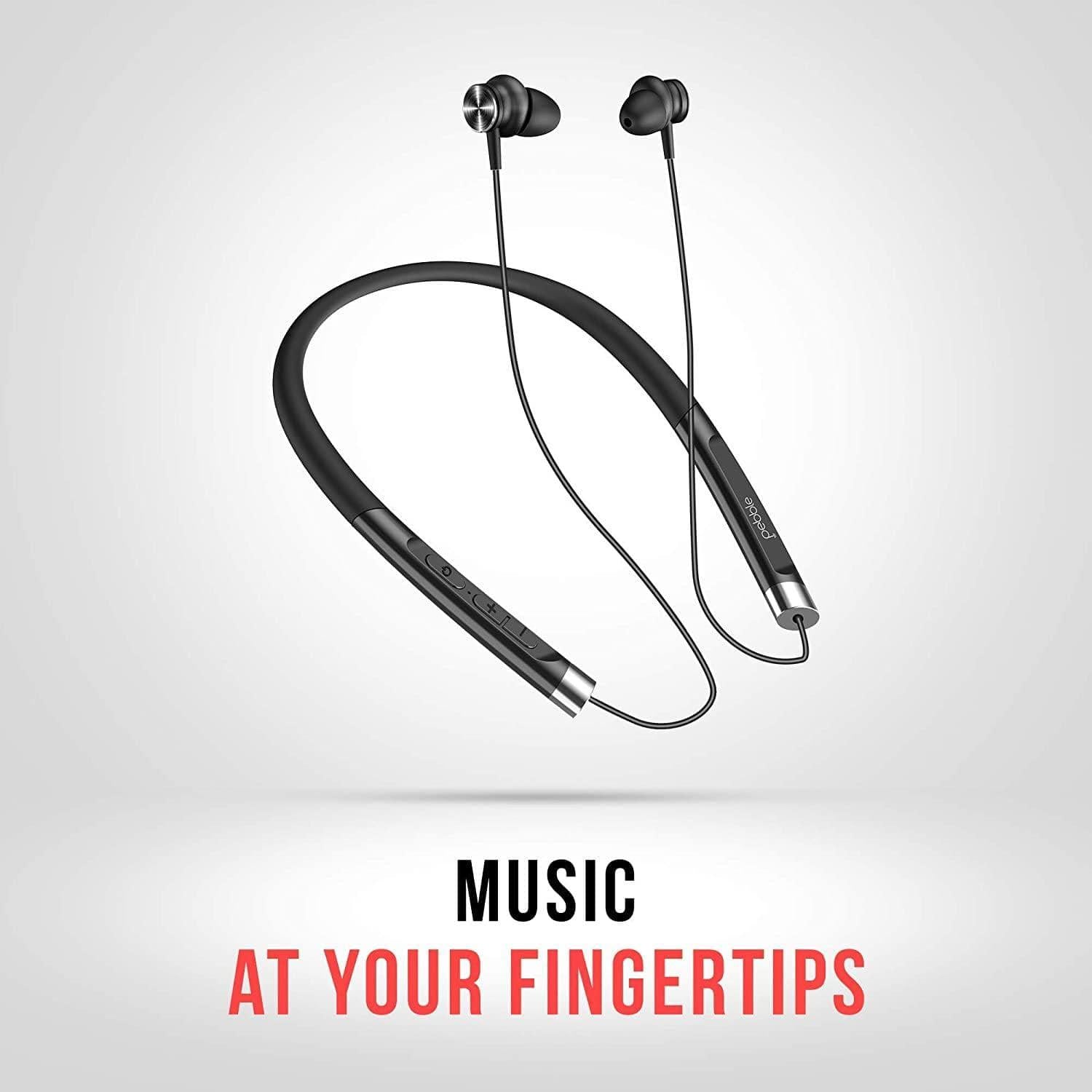 Pebble Urbane Bluetooth Wireless Neckband Earphone-Wired Earphone-dealsplant