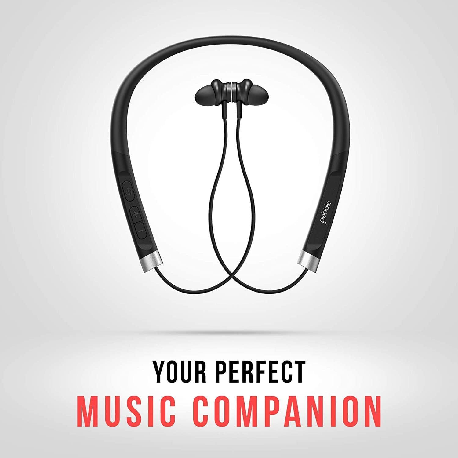 Pebble Urbane Bluetooth Wireless Neckband Earphone-Wired Earphone-dealsplant