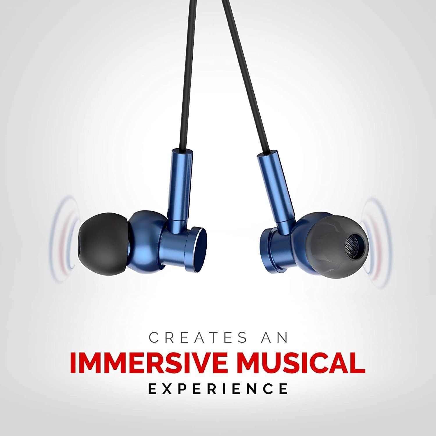 Pebble Vibe True HD Metal Earphone with mic-Wired Earphone-dealsplant