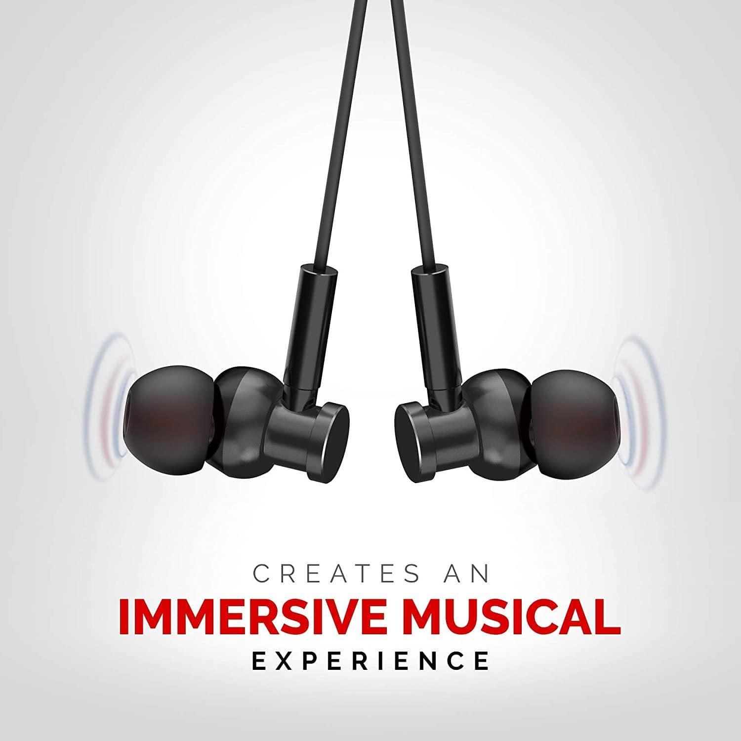 Pebble Vibe True HD Metal Earphone with mic-Wired Earphone-dealsplant