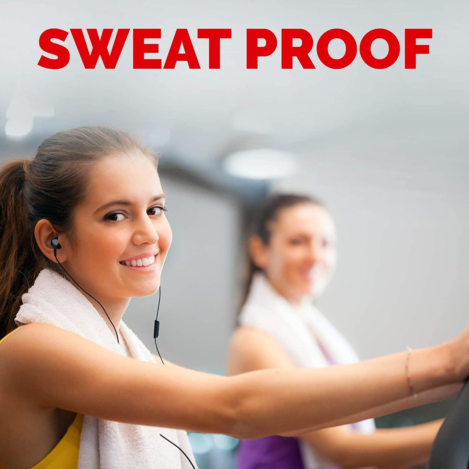 Pebble Zest BassBuds Wired Earphones with Inbuilt Mic - Black/white-Wired Earphone-dealsplant