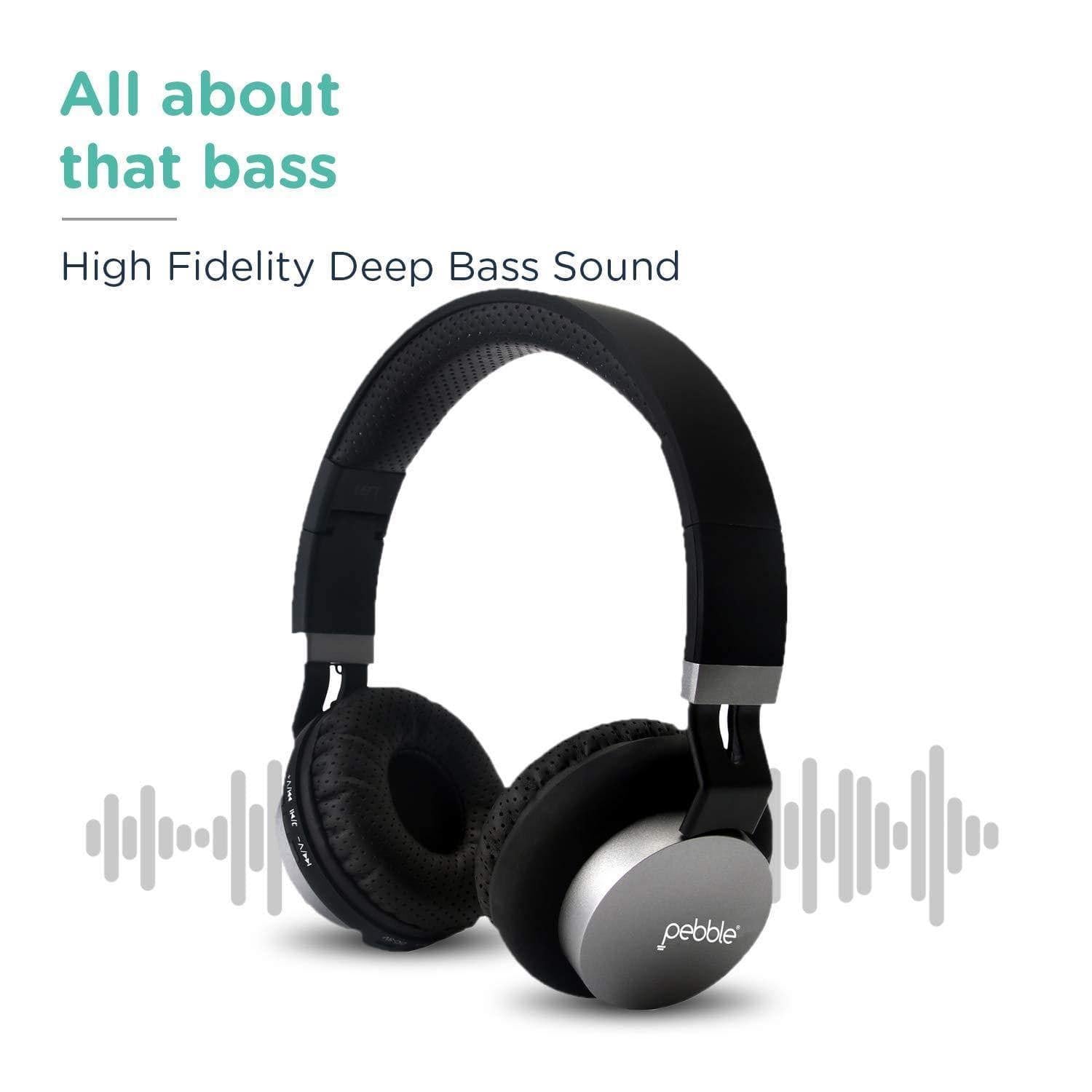 Pebble Elite – On Ear Wireless Bluetooth Headset-Wireless Headphone-dealsplant