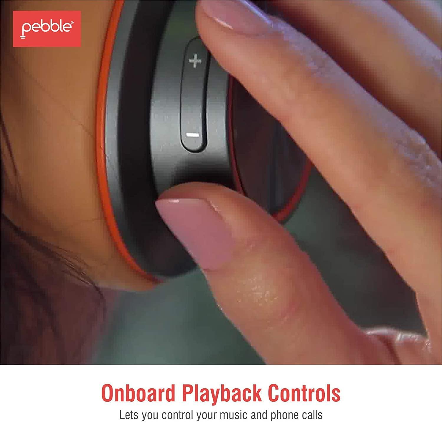 Pebble Zest Pro – On Ear Wireless Headset with HD Stereo Headphones and in-Built Mic-Wireless Headphone-dealsplant