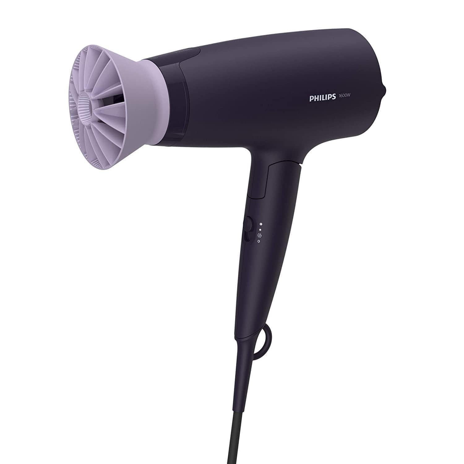Philips Hair Dryer BHD318/00 1600W Thermoprotect AirFlower Advanced Ionic Care 3 Heat & Speed Settings to Give Frizz Free Shiny Hair-Hair Dryer-dealsplant