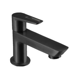 Parryware Pillar Cock Shiny Black-Taps & Dies-dealsplant
