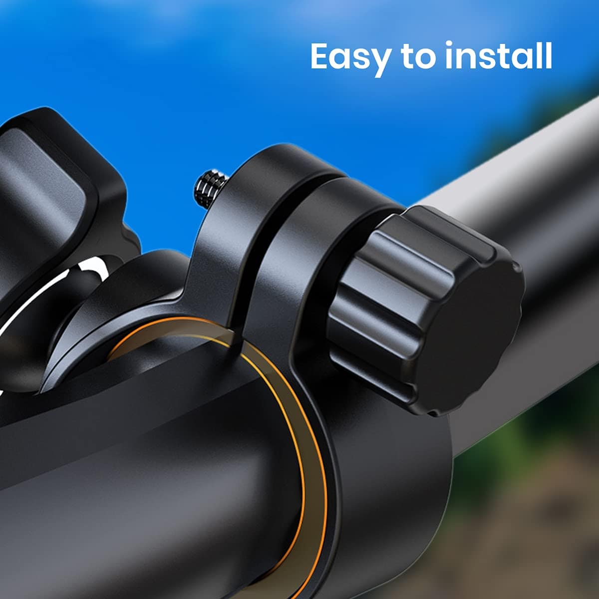 Portronics Mobike II Bike Phone Mount/Holder for Bicycle | Bike | Motorcycle | 360 Degree-bike Mobile Holder-dealsplant