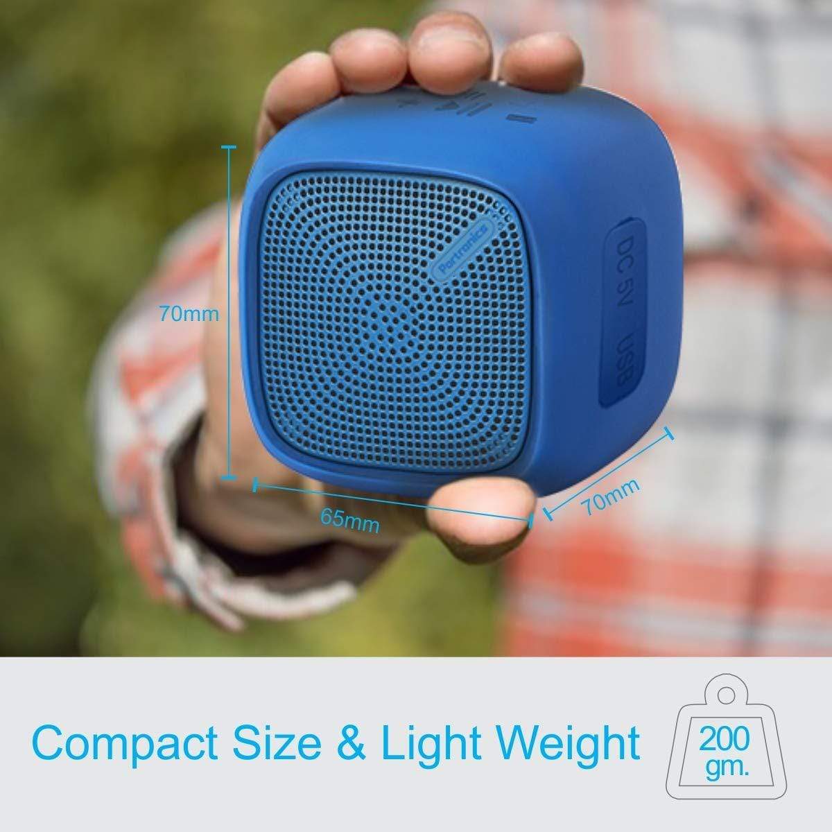 Products Portronics Bounce Portable Wireless Bluetooth Speaker with FM & USB Music-Bluetooth Speakers-dealsplant