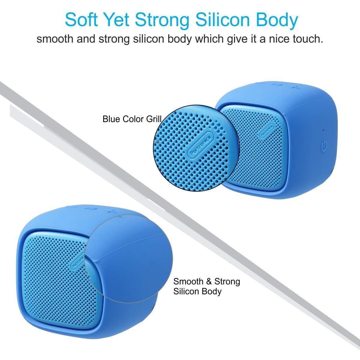 Products Portronics Bounce Portable Wireless Bluetooth Speaker with FM & USB Music-Bluetooth Speakers-dealsplant