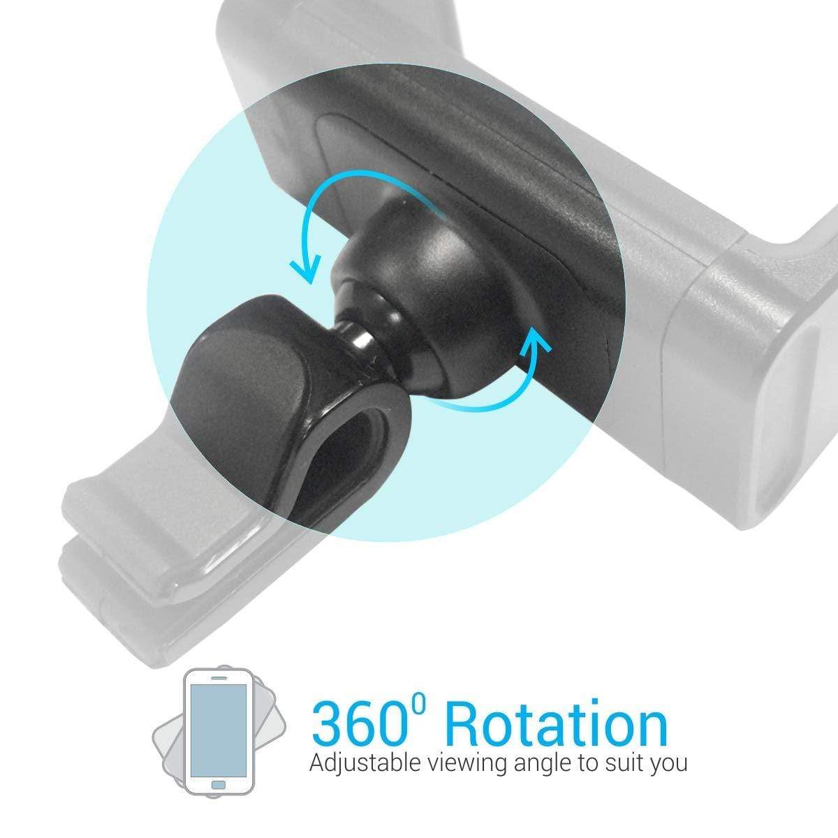 Portronics CLAMP 68 POR-1068 Car Mobile Holder 360 Degree Rotation-Car Mobile Holder-dealsplant
