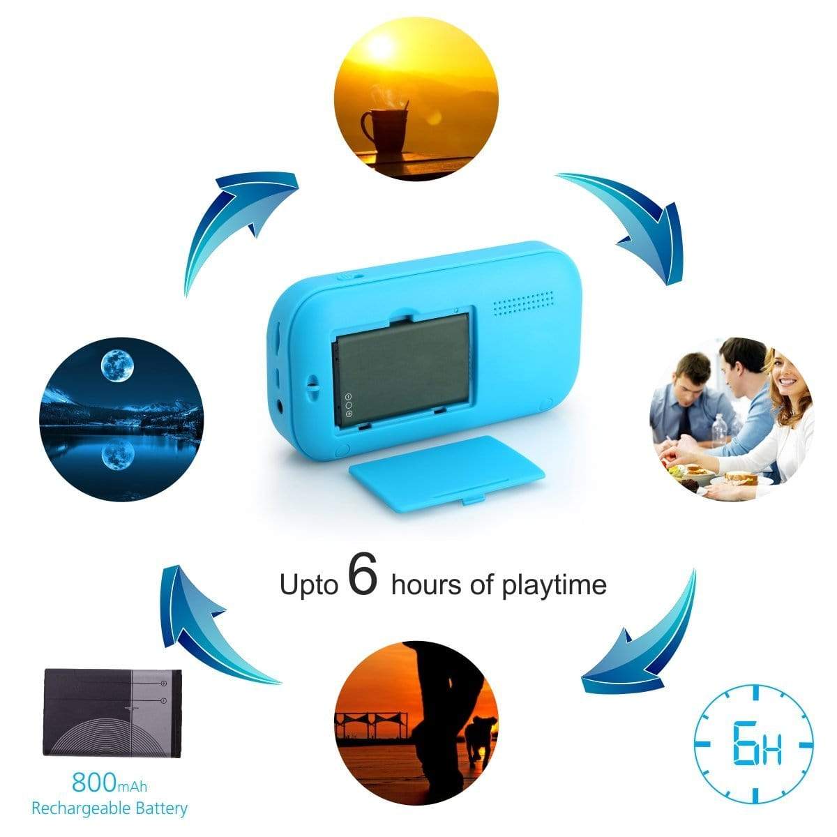 Portronics Plugs Portable Speaker with FM & MicroSD card Support-Portable Speaker-dealsplant