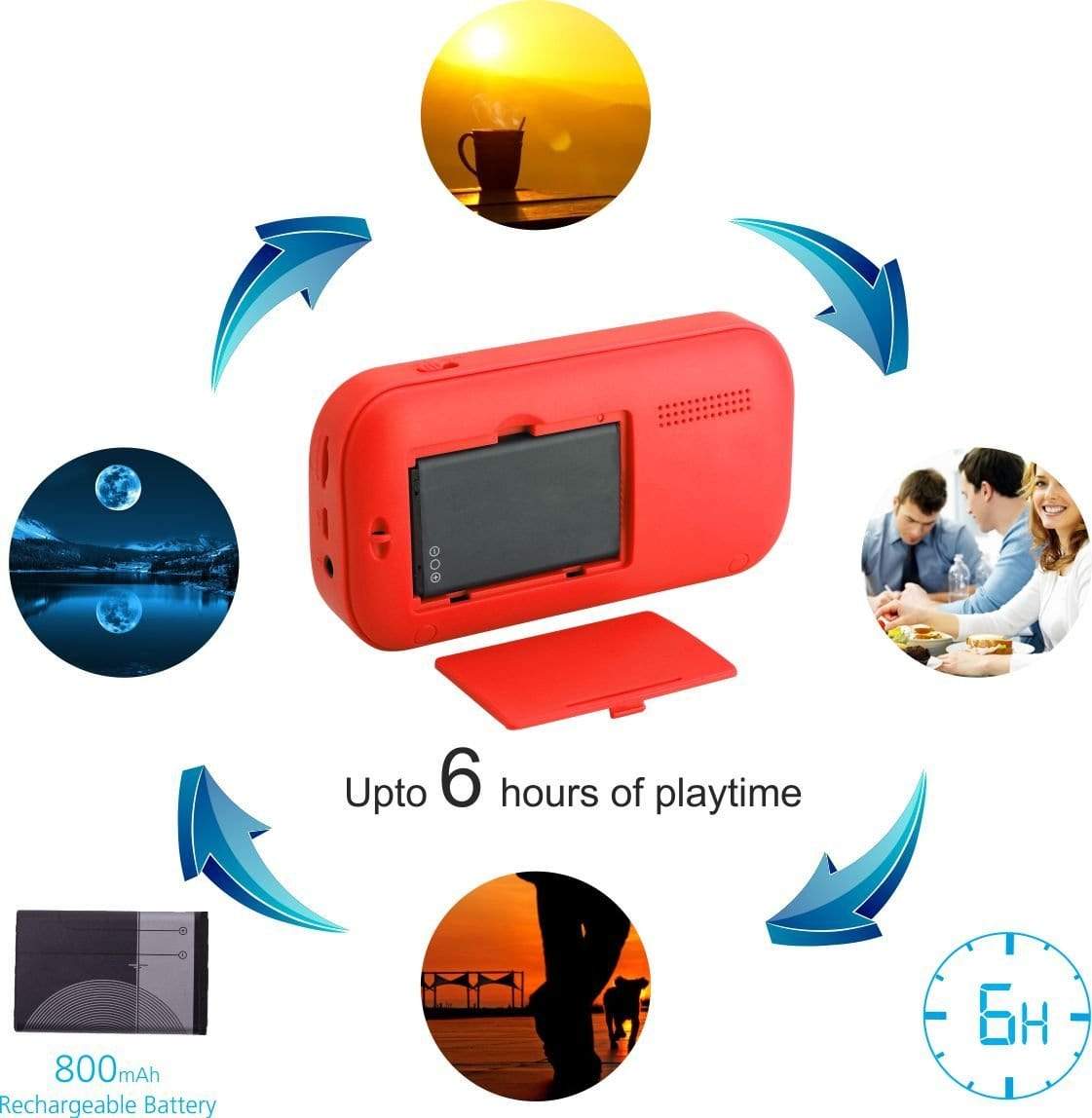 Portronics Plugs Portable Speaker with FM & MicroSD card Support-Portable Speaker-dealsplant