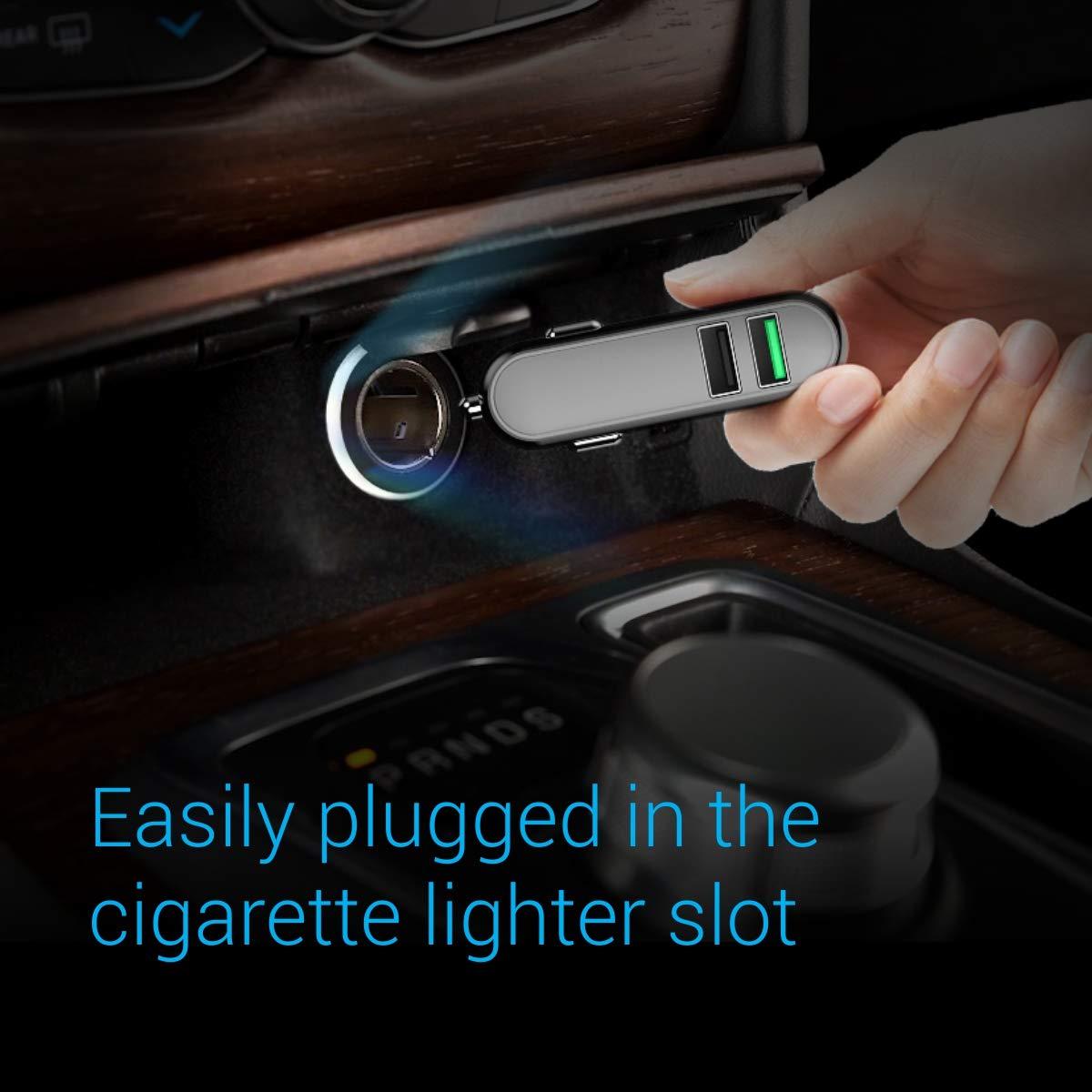 Portronics POR-005 CarPower Q 5.4A Car Charger with QC 3.0 Port and 2.4 USB Port-Power Bank-dealsplant