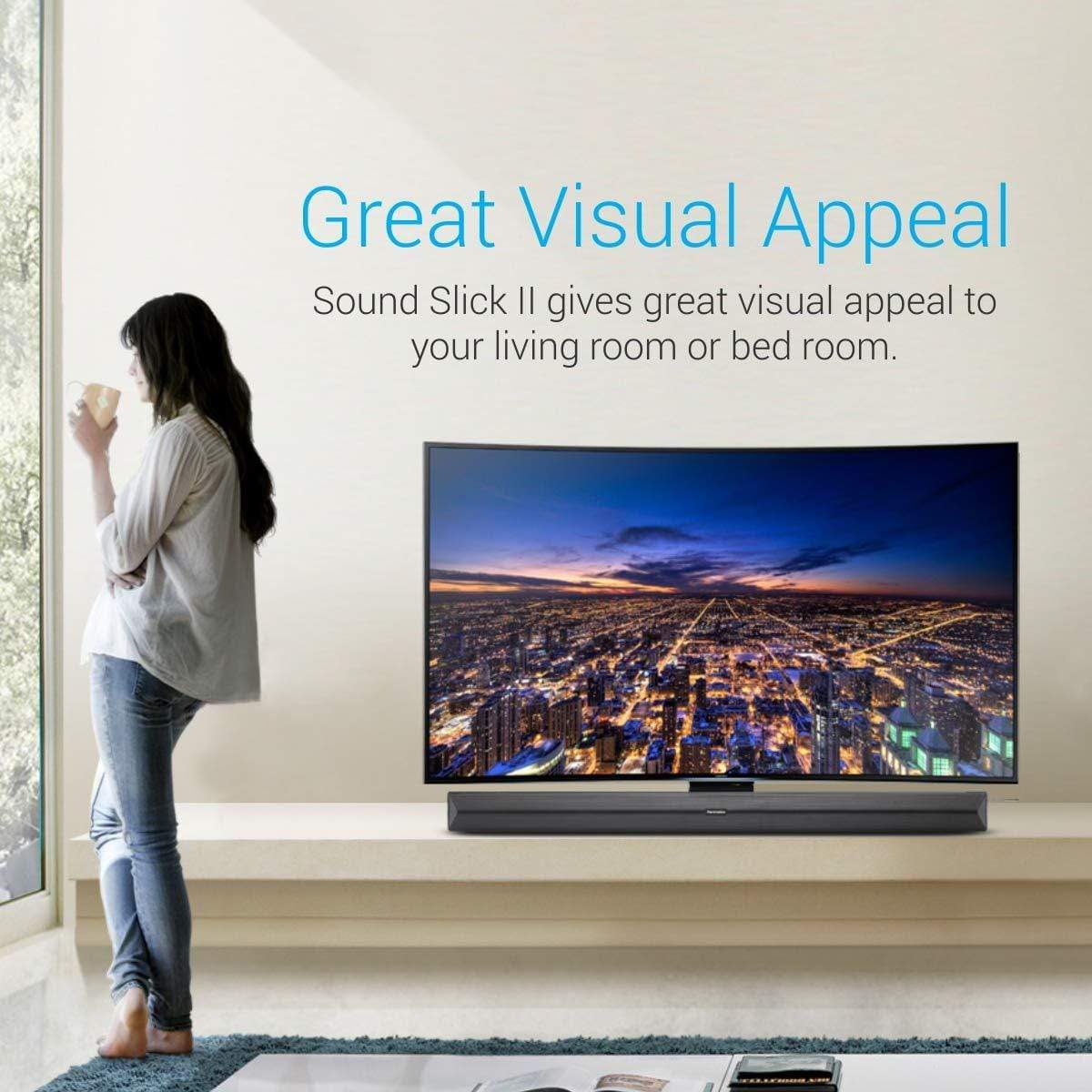 Portronics Sound Slick II 40W POR-936 Wired and Wireless Bluetooth Sound Bar-Sound Decoder Converter-dealsplant