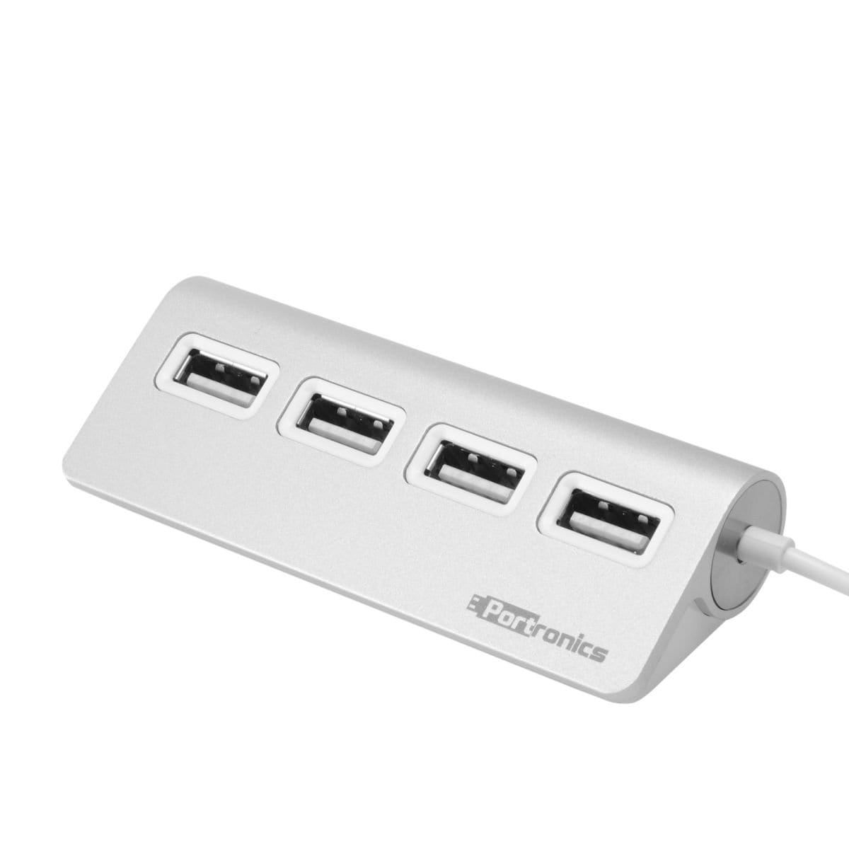 Portronics POR-717 M Port 24 USB 2.0 HUB with 4 USB Ports-USB HUB-dealsplant