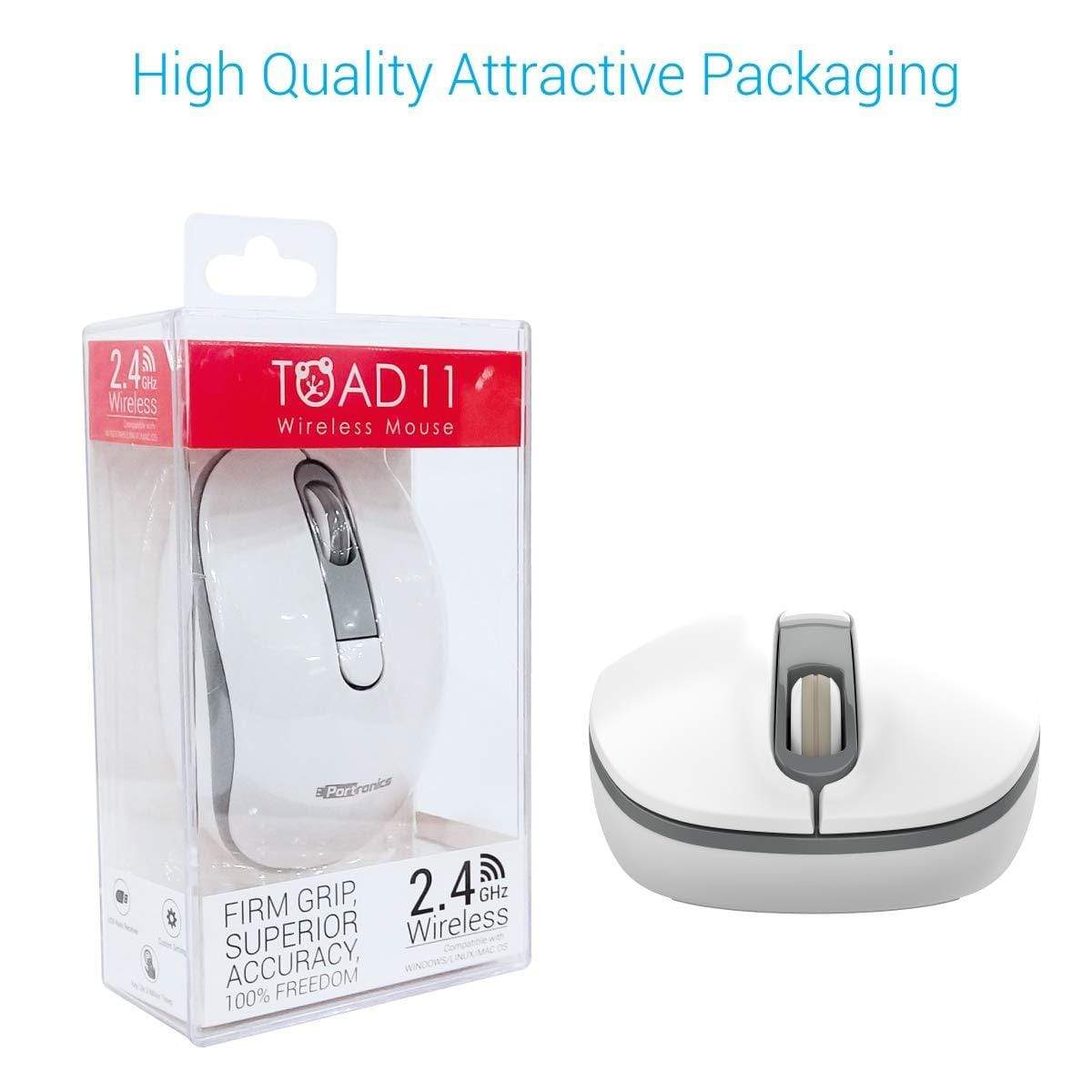 Portronics Toad 11 Wireless Mouse with 2.4GHz Technology-Wired Optical Mous-dealsplant