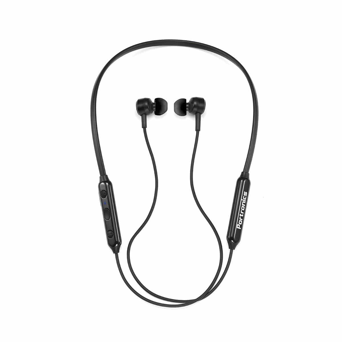 Portronics Harmonics One POR-1119 Wireless Bluetooth 5.0 Sports Headset-Wireless Bluetooth Headphones-dealsplant
