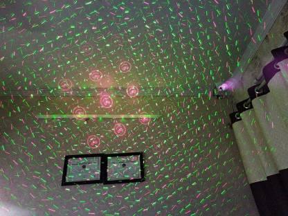 Mini Laser Projector Stage Lighting Sound Activated Laser for Party and DJ Multicolor (Design Pattern) (Stage Light 6 in 1) Shower Laser Light (Ball Diameter: 10 cm)-dealsplant
