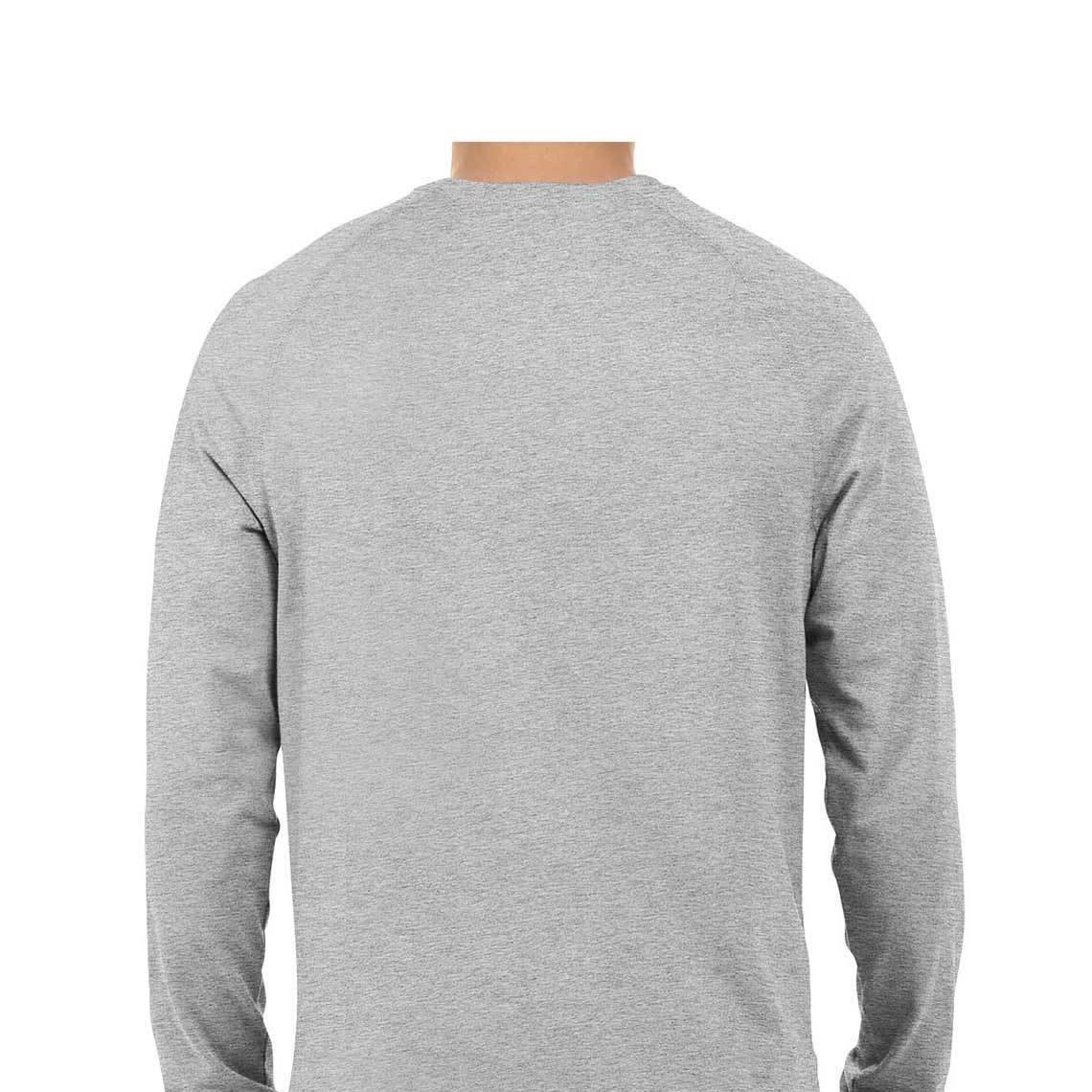 Dealsplant Full Sleeve Round Neck Plain T-Shirt for Men-Clothing-dealsplant