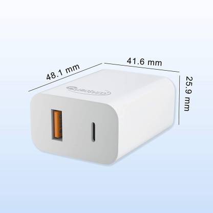 QUANTUM QHM-3500 FAST Charger 20 W 0.6 A Multiport Mobile Charger with Detachable Cable-CHARGER ADAPTER-dealsplant