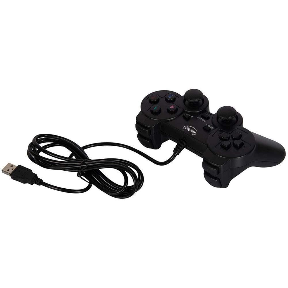 Quantum QHM7468-2V 2.0 PC Game Pad Controller (Black)-Computer Components-dealsplant