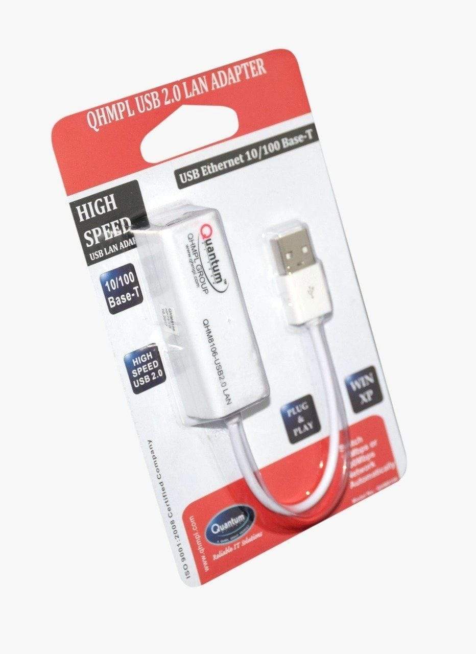 Quantum QHM8106 USB 2.0 Lan Adapter-Laptops & Computer Peripherals-dealsplant