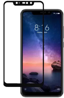Dealsplant premium quality super D full temper glass for redmi note 6pro-Tempered Glass-dealsplant