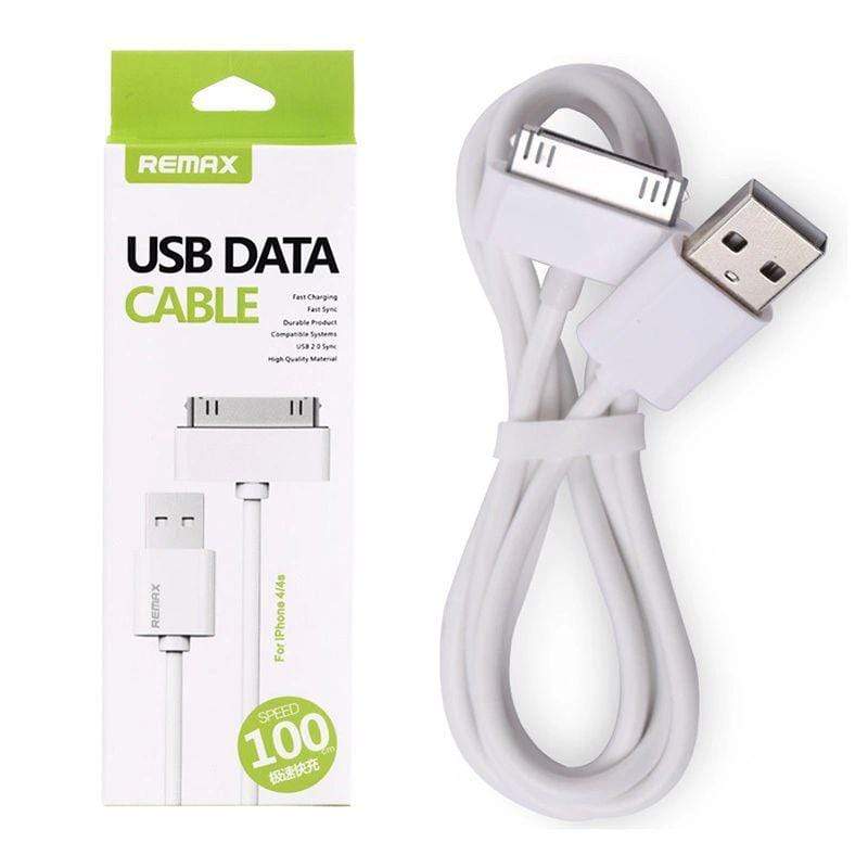 Remax 30 pin Charge Sync Cable for Apple iPhone 4, 4s iPad-Datacable-dealsplant