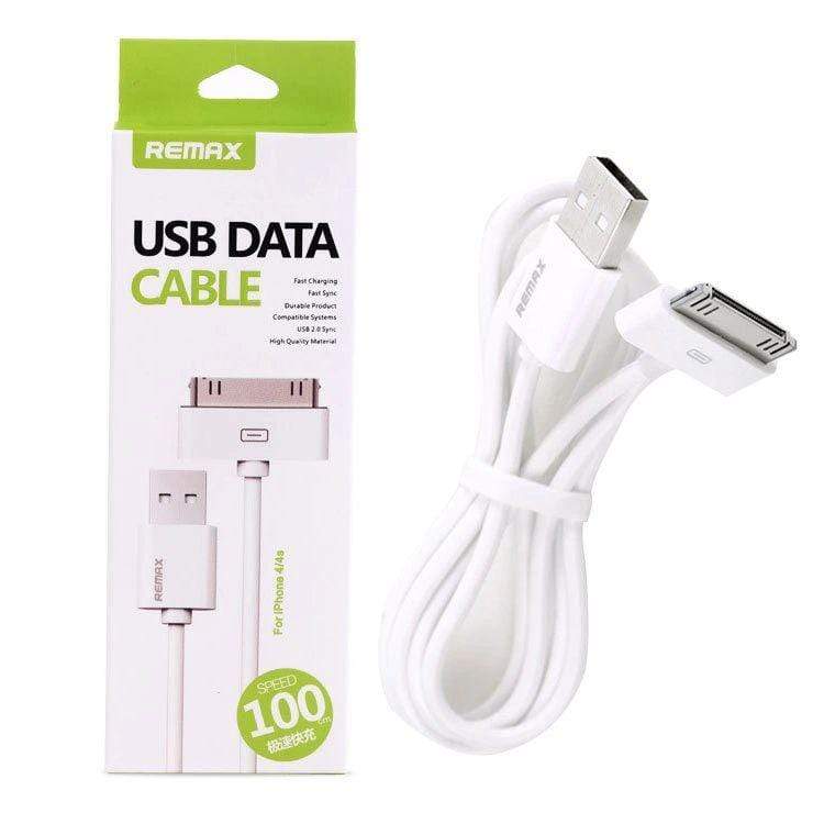 Remax 30 pin Charge Sync Cable for Apple iPhone 4, 4s iPad-Datacable-dealsplant