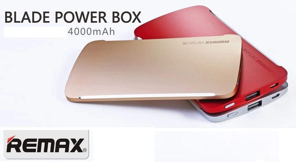 Remax Design 4000 mAh Power Bank Worlds Thinnest Lightest-Power Bank-dealsplant