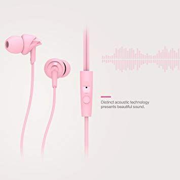 Rock Y1 Stereo Earphone in line control with mic Headset 3.5mm In Ear Earbuds-Headphones & Earphones-dealsplant
