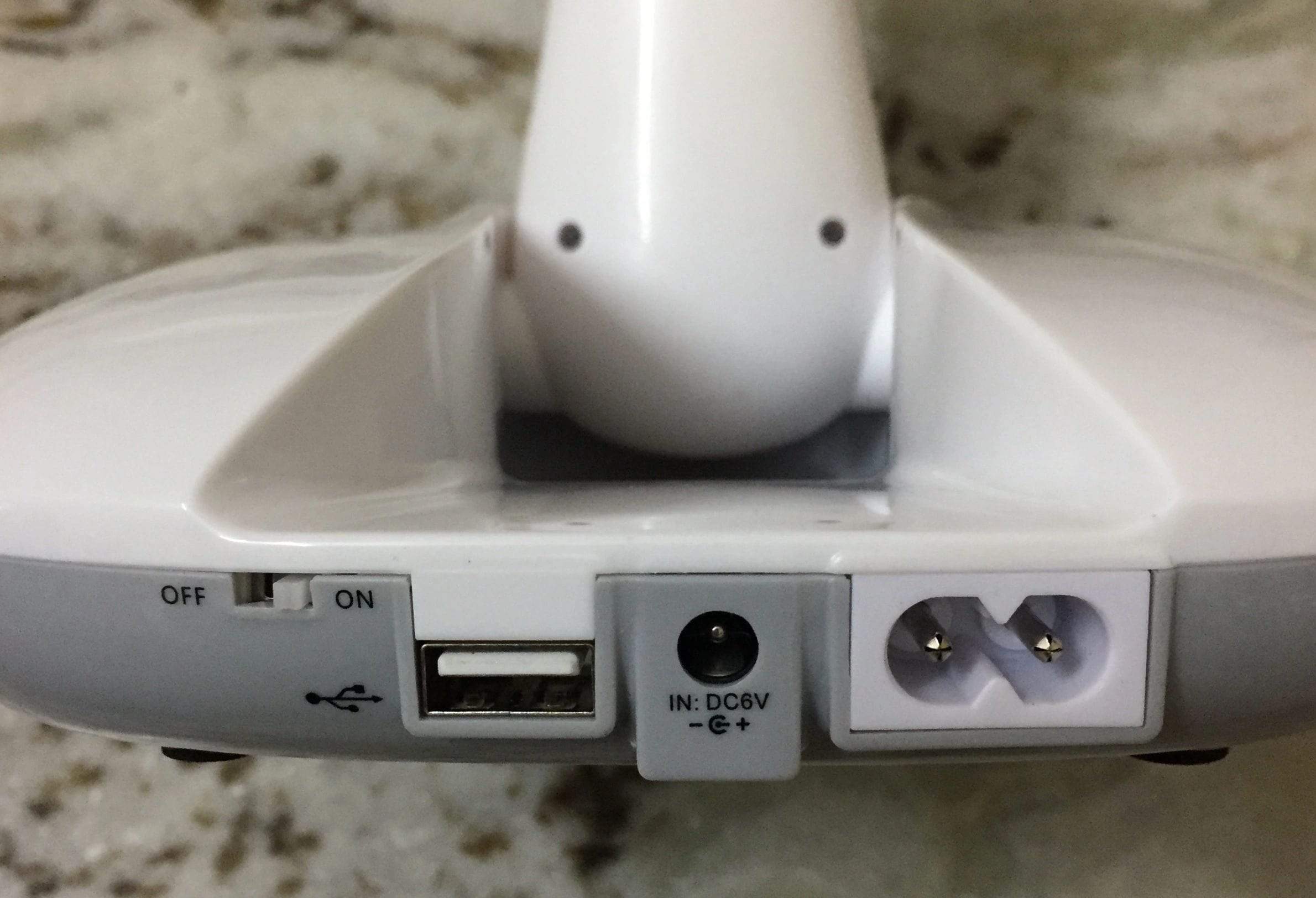 Rock Light 7059 Rechargeable LED Multi Functional AC/DC Table Fan with in-built 4000mAh Power Bank Solar Panel supported Fan-Home & Living-dealsplant