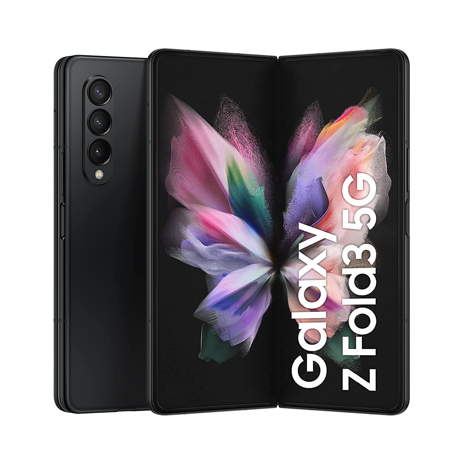 Samsung Galaxy Z Fold3 5G (Phantom Black, 12GB RAM, 256GB Storage)-Mobile Phones-dealsplant