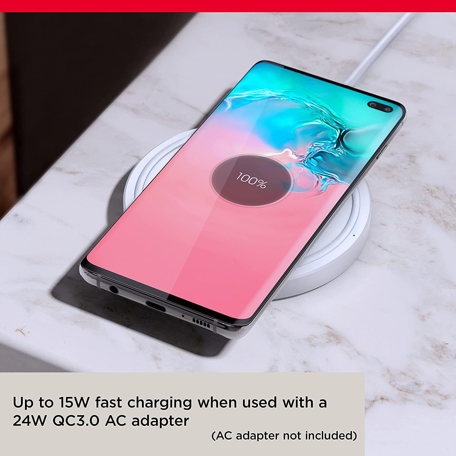 SanDisk iXpand Wireless 15W Fast Charger with QC 3.0 Adapter-Wireless Charger-dealsplant
