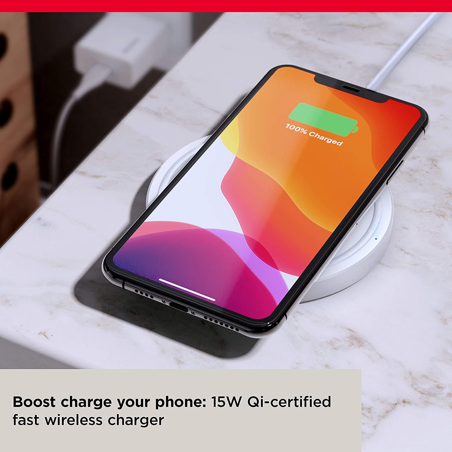 SanDisk iXpand Wireless 15W Fast Charger with QC 3.0 Adapter-Wireless Charger-dealsplant