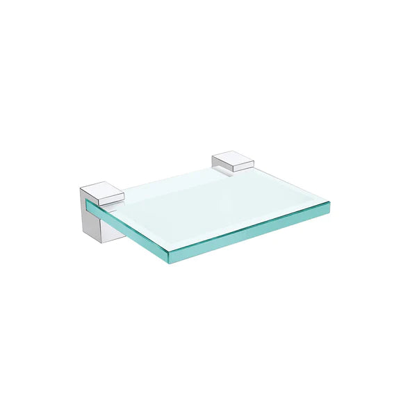 Parryware T6702A1 Soap Dish , Silver , Glass, Steel-soap holder-dealsplant