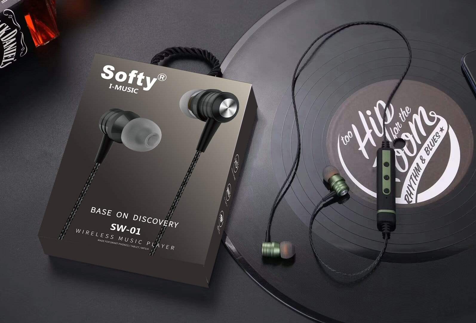 SOFTY premium quality BLUETOOTH EARPHONE I-MUSIC-BLUETOOTH EARPHONES-dealsplant
