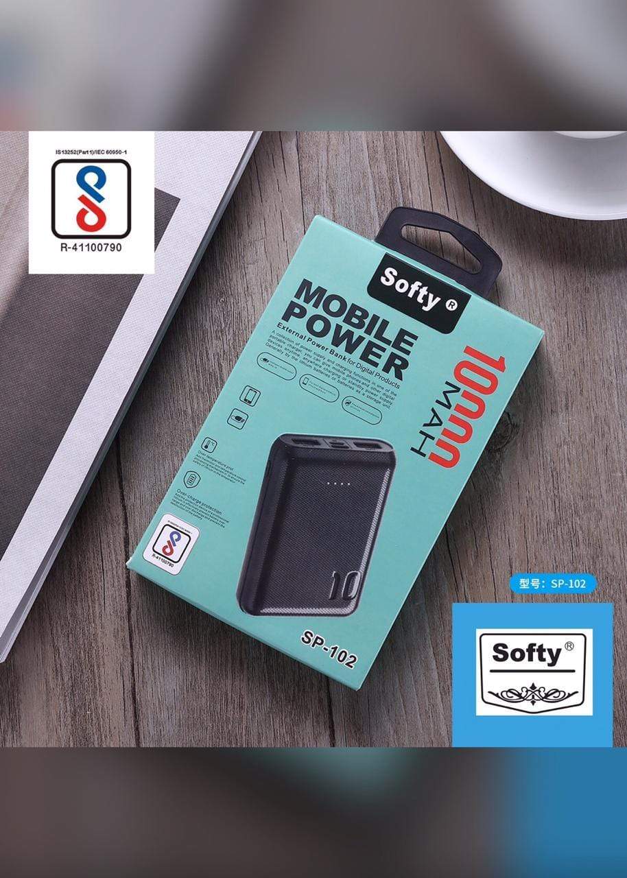 Softy premium quality 10000mah pd power bank SP-102-Power banks-dealsplant