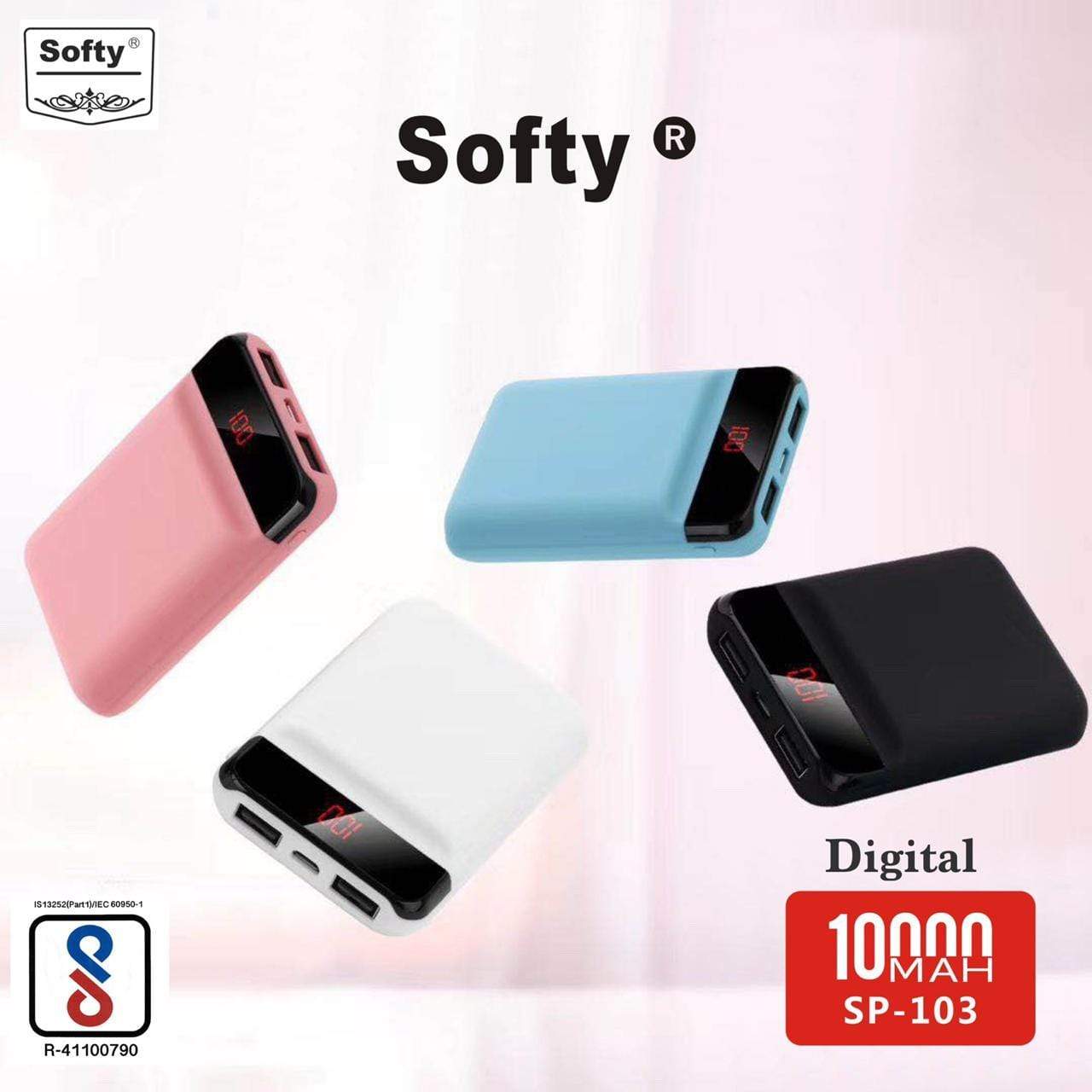 Softy premium quality 10000mah pd power bank SP-103-Power banks-dealsplant
