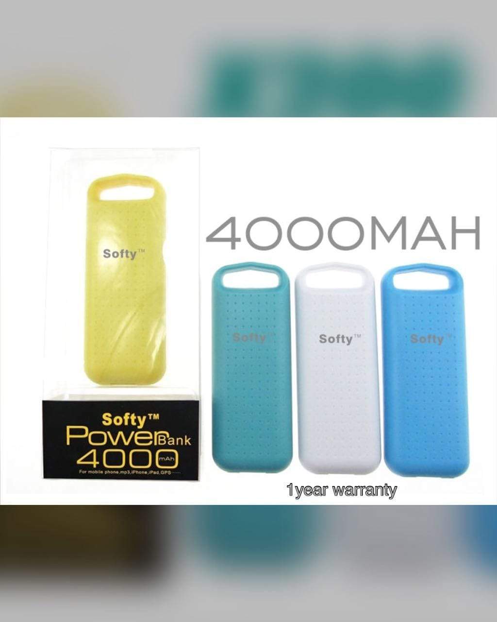 Softy premium quality 4000mah power bank-Power banks-dealsplant