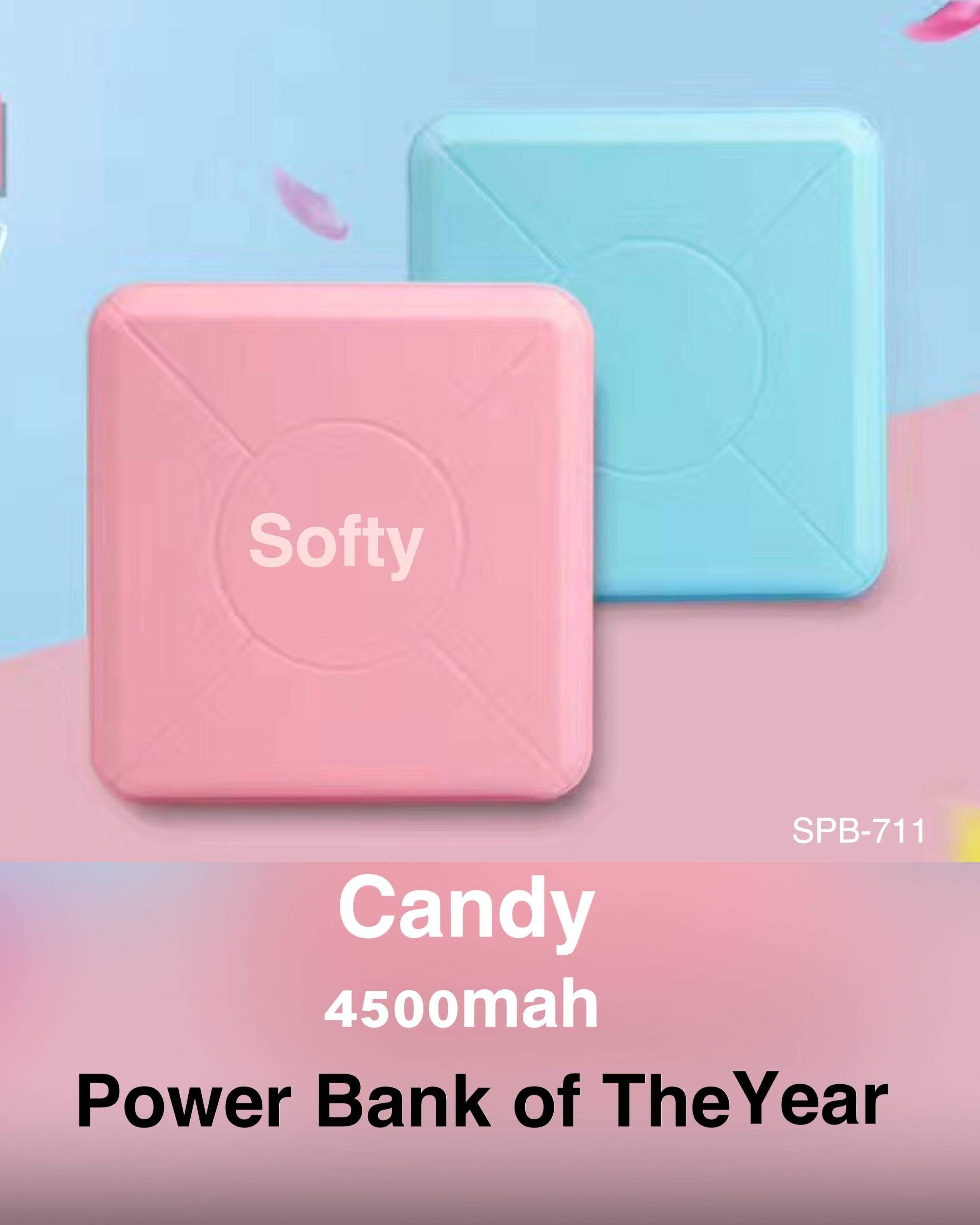 Softy premium quality 4500mah power bank candy SPB-11-Power banks-dealsplant