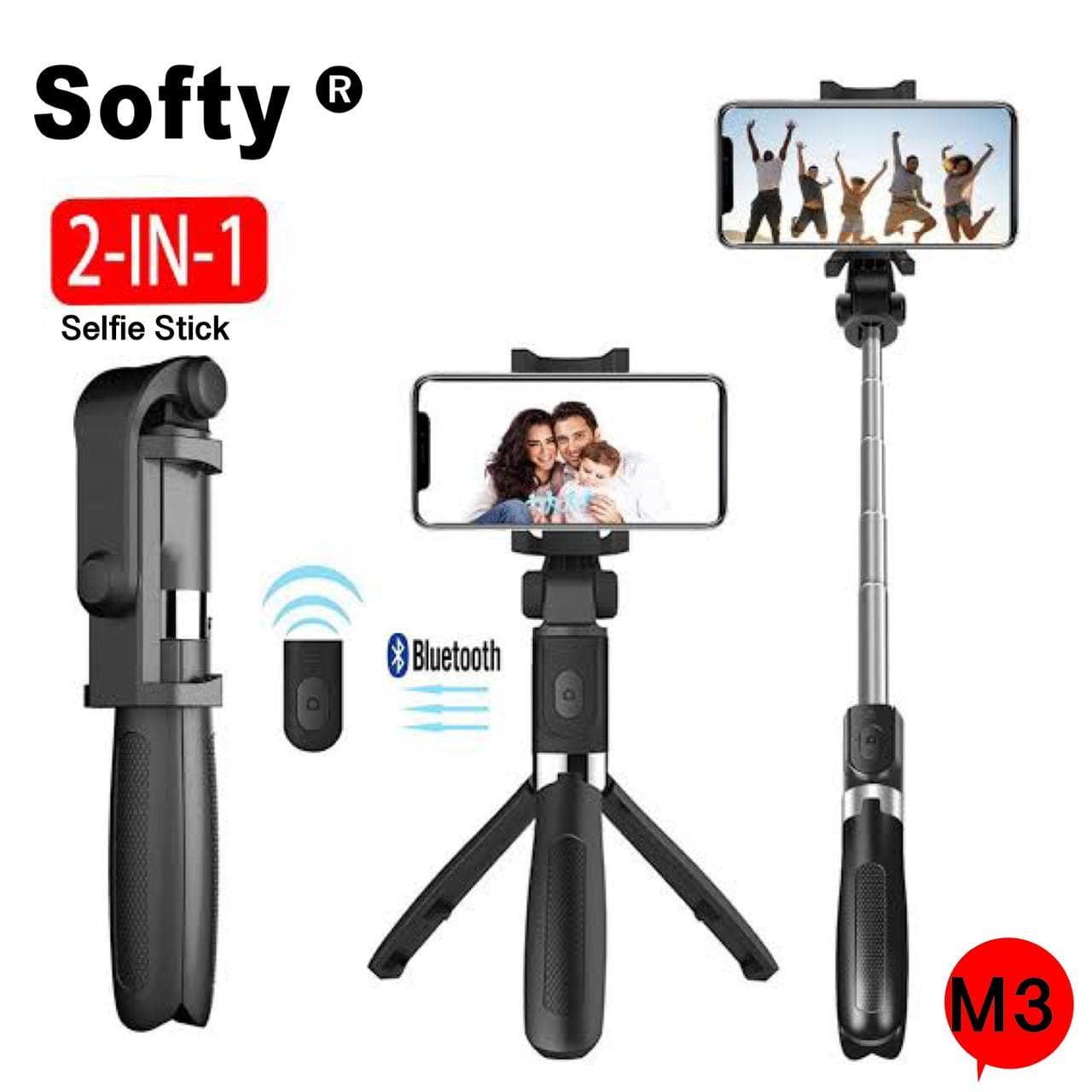 Softy premium quality selfie stick M-3