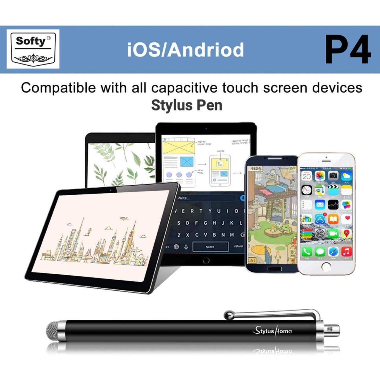 softy stylus pen P-41
