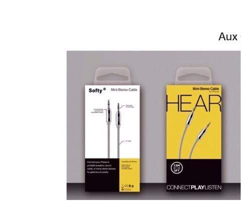 Softy premium quality Aux cable Business class 1.5 M-USB Cable-dealsplant