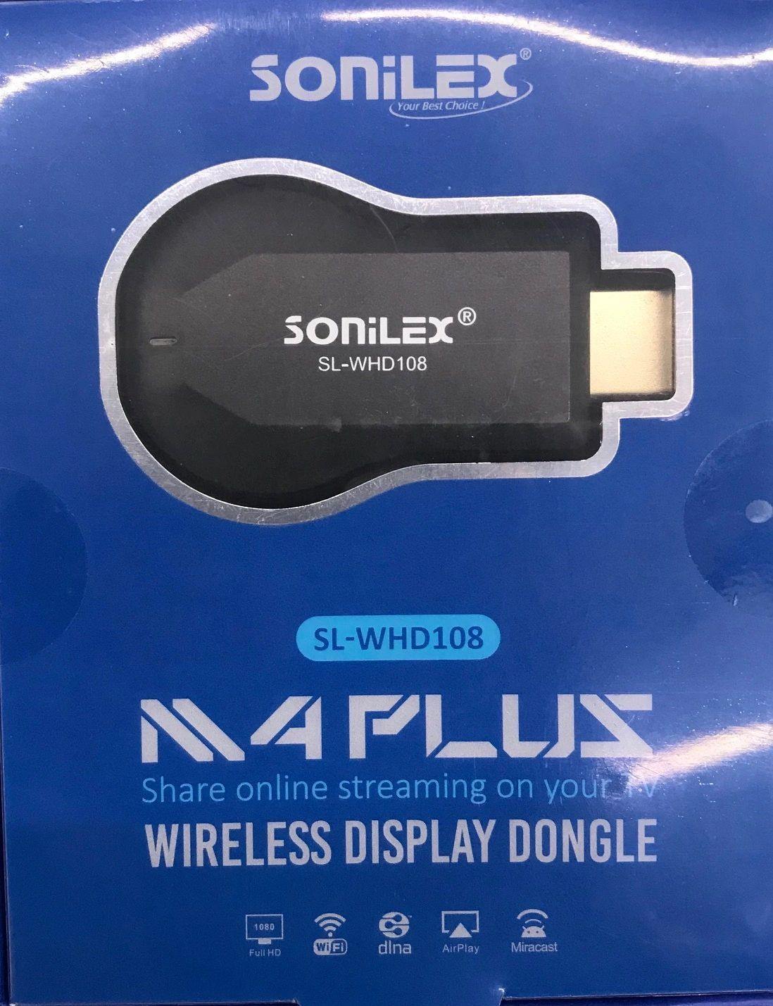 Sonilex AnyCast M4 Plus WiFi 1080P Full HD HDMI TV Stick Wireless Dongle with Smooth Video Streaming-Audio & Home Entertainment-dealsplant