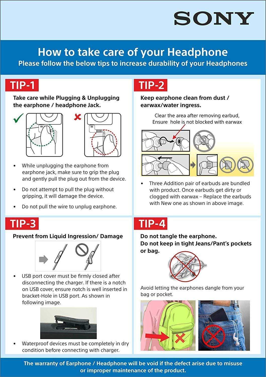 Sony MDR-EX15AP Wired In Ear Headphone with Mic-Headphones-dealsplant