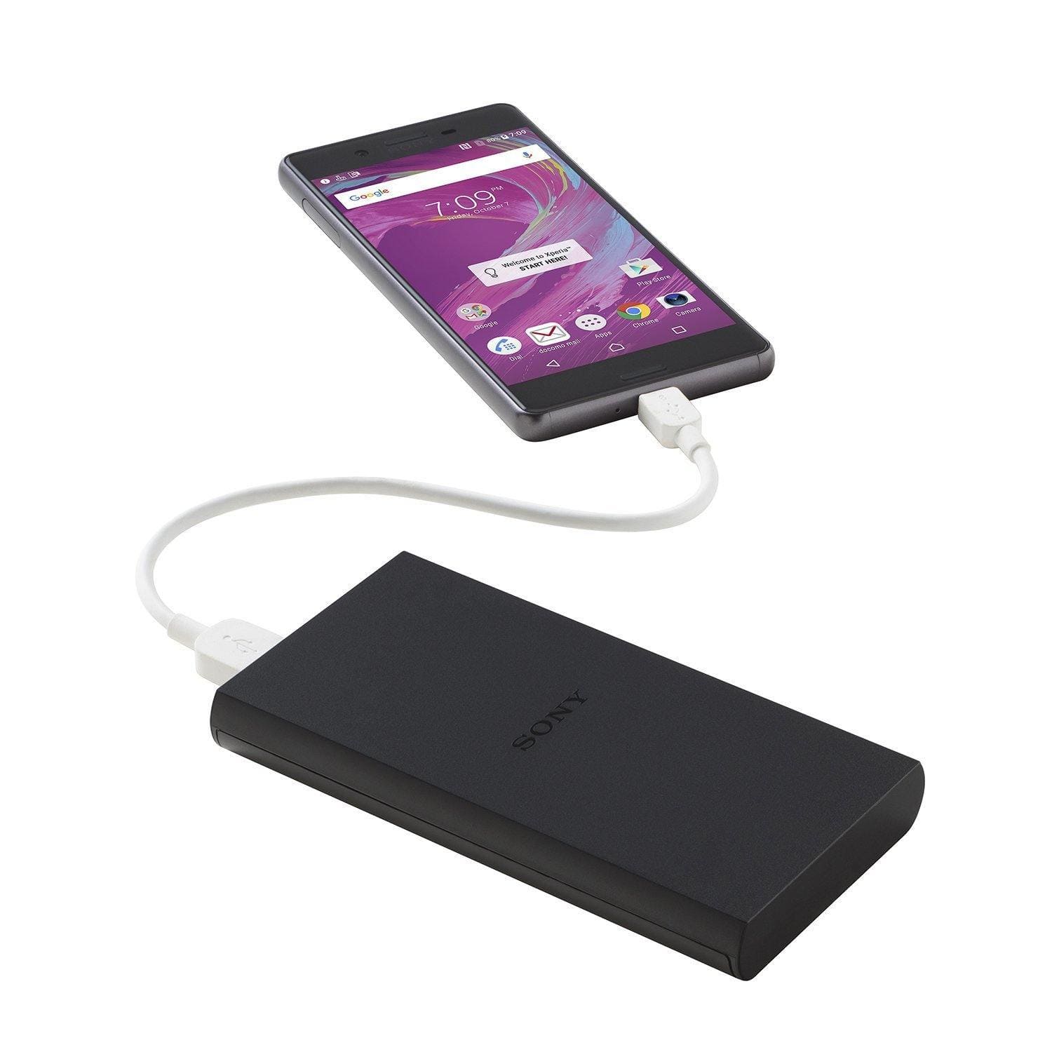 Sony CP-V10B 10000mAH Lithium-Polymer Power Bank (Black)-Power Bank-dealsplant