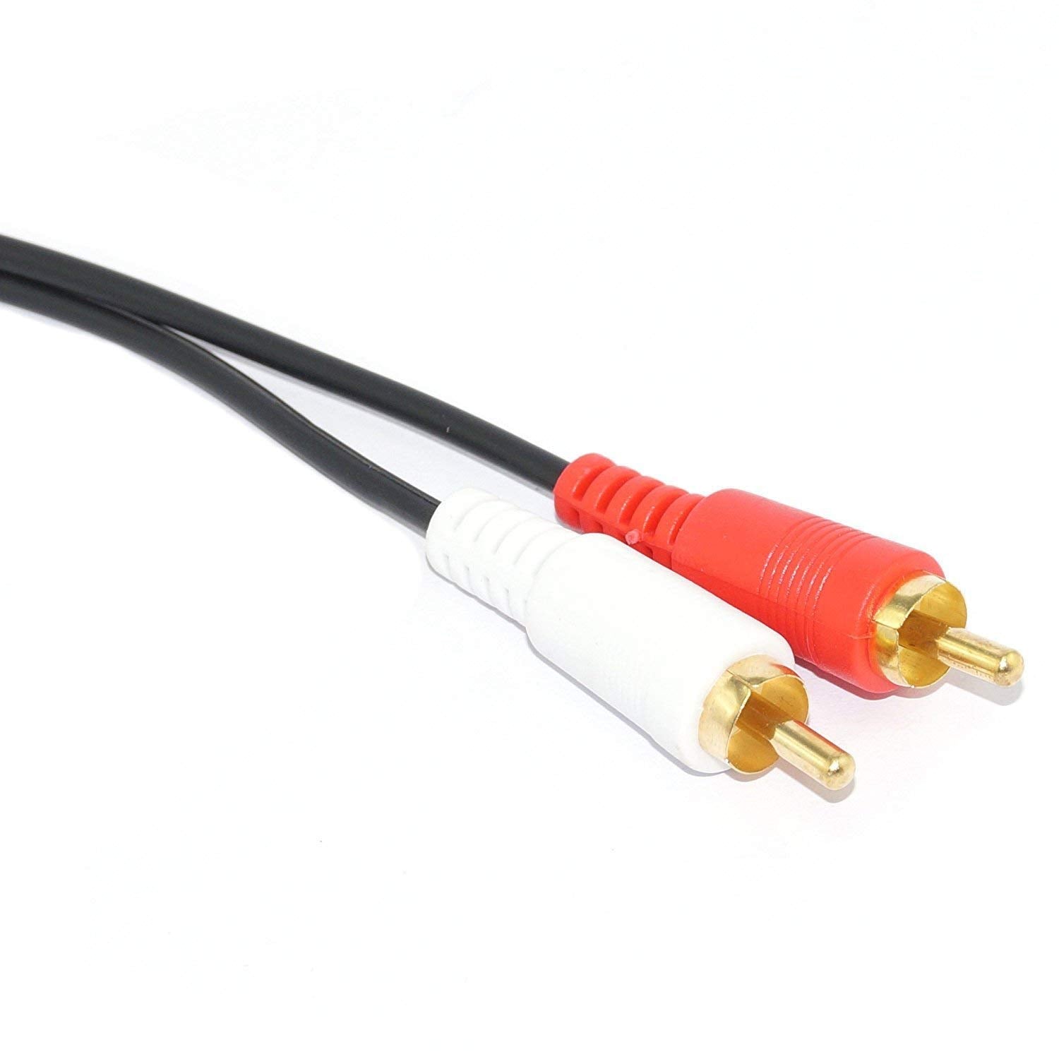 Maxicom RCA Audio Cable 2 RCA Male to 1.5mm Jack to RCA AUX Cable for Home Theater DVD Speaker Headphone for Smartphones – 1.5 Meter-vga cable-dealsplant