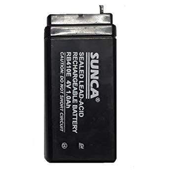 Sunca 4V 1Ah Rechargeable Battery for Emergency Light (Black)-Rechargeable Batteries-dealsplant
